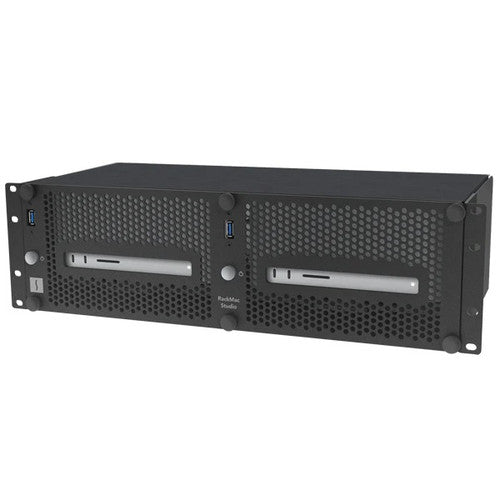 RackMac Studio - Install and Secure One or Two Mac Studio Computers in a Standard 19-inch Rack RackMac Studio - Install and Secure One or Two Mac Studio Computers in a Standard 19-inch Rack